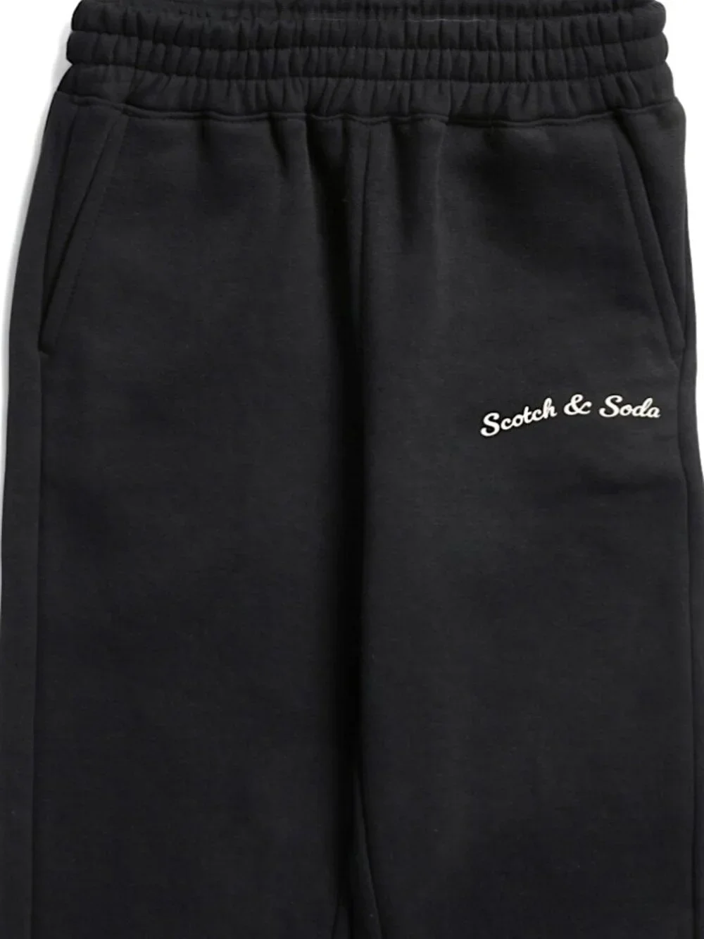 NWT Scotch & Soda Boys 2-Piece Quarter-Zip Sweater & Joggers Lounge Set Black 5T